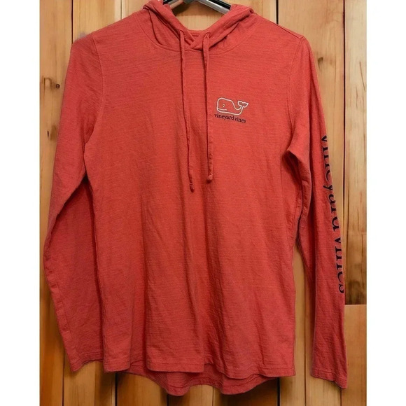 Vineyard Vines women’s long sleeve hooded T. Size XS - Picture 1 of 6